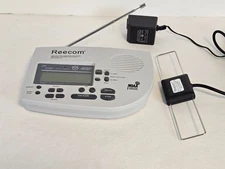 Reecom R-1650 and RA-1601 Weather Alert +External Antenna Alarm AM/FM Radio NOAA