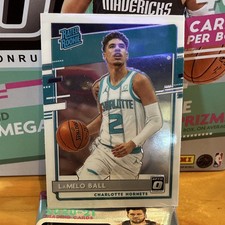 Panini 2020-21 Optic Rated Rookie LaMelo Ball #153 Holo Prizm Hornets