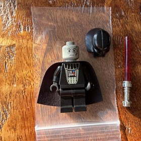 LEGO Star Wars 1999 Minifigure Darth Vader 7150 7200 10123 Free Shipping!
