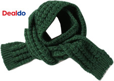 Kids Knitted Scarf Winter Fashion Solid Color Toddler Baby Warm Scarves Wrap Nec