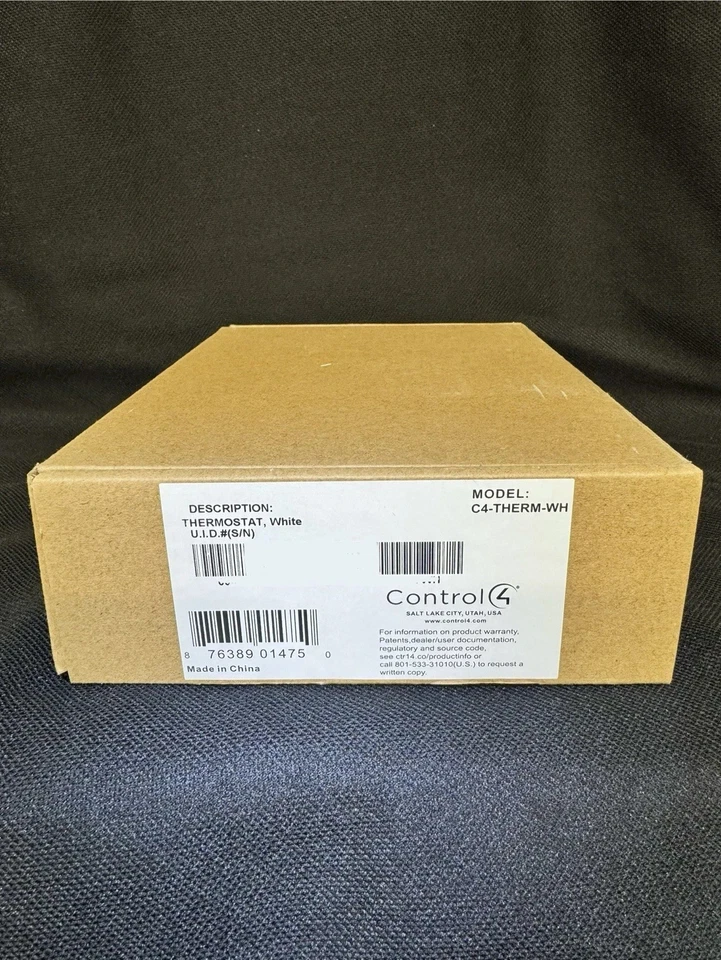 Control4 Wireless Thermostat: C4-THERM-WH - Image 2 of 2