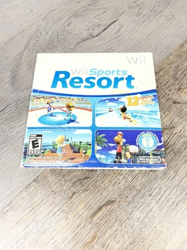 Wii Sports Resort (Nintendo Wii, 2009) Case & Game ONLY **No Manual