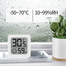 LCD Digital Thermometer Hygrometer Indoor Room Electronic Temperature Humidity M