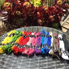 Loops & Threads Embroidery Cross Stitch Floss Thread Lot of 36 Skeins