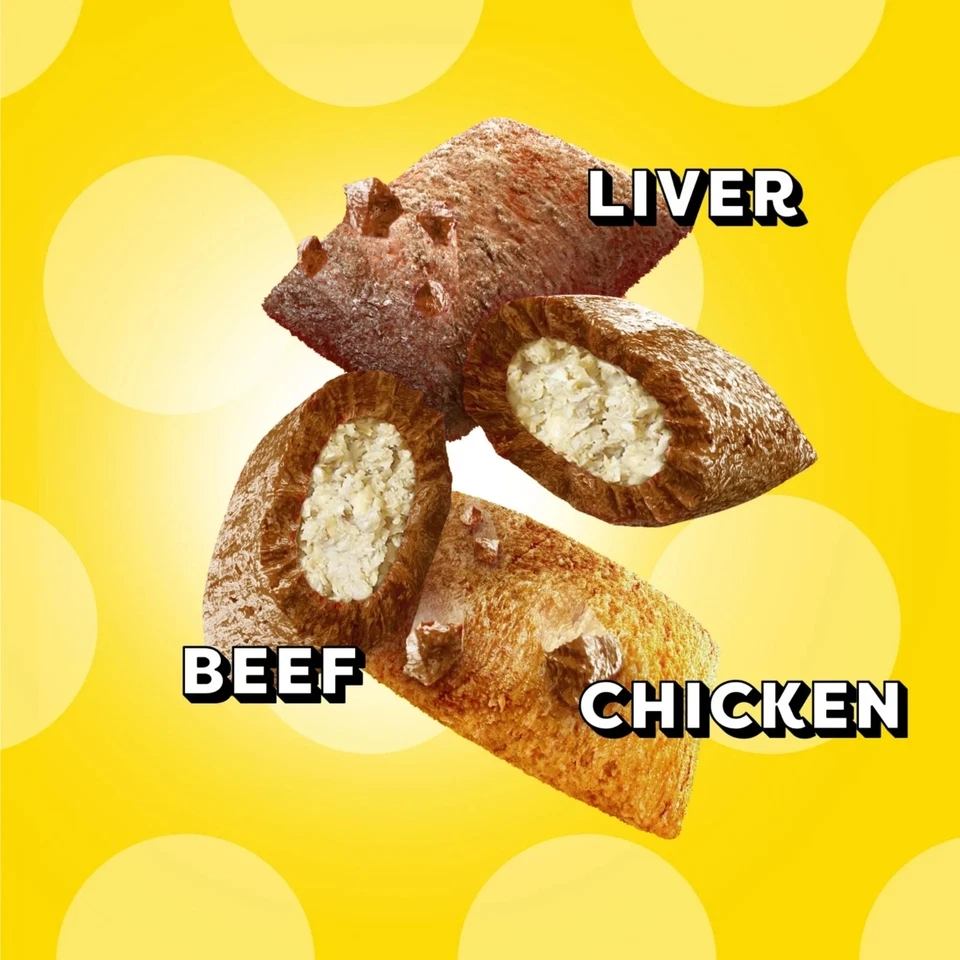 Golosinas crujientes y suaves para gatos Temptations Mixups para patio trasero sabor cocina Foto 3 de 4