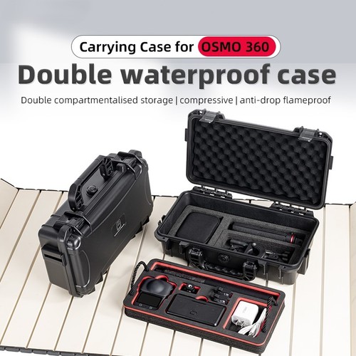 For OSMO 360 Camera Waterproof Storage Case Dual Layer Portable Design - Picture 20 of 23