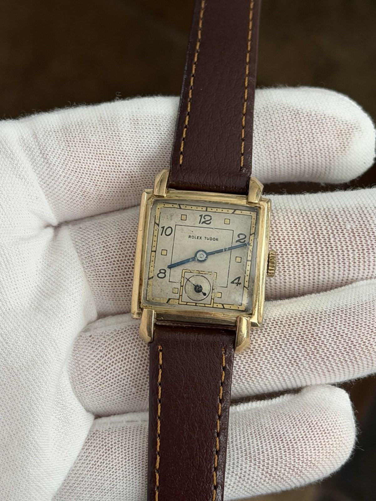 Vintage Rolex Tudor Men’s 17J 10k GF Classic Dress Watch 1930s