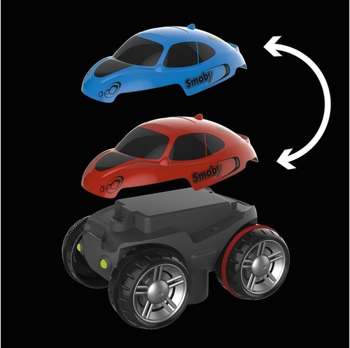 Smoby – FleXtreme Autorennbahn Starter Set – 184 Schienen + Rennauto, Rennbahn f - Bild 6 von 10
