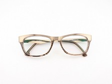 l.a. Eyeworks Eyeglasses Frames Only, FICTION, CAP 42-6603 0912, Brown/Bronze