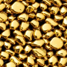 Gold Nuggets 44 - 18"x46" Hydrographic Film Hydro Dipping