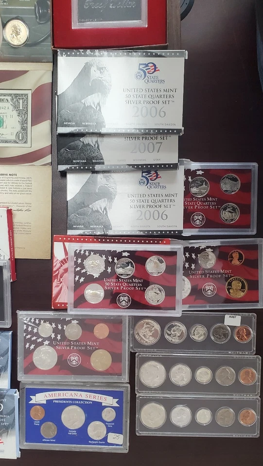 Large Estate Lot-Includes Everything Seen-PROOF SETS, UNCIRCULATED SETS & MORE#1 - Image 2 of 4