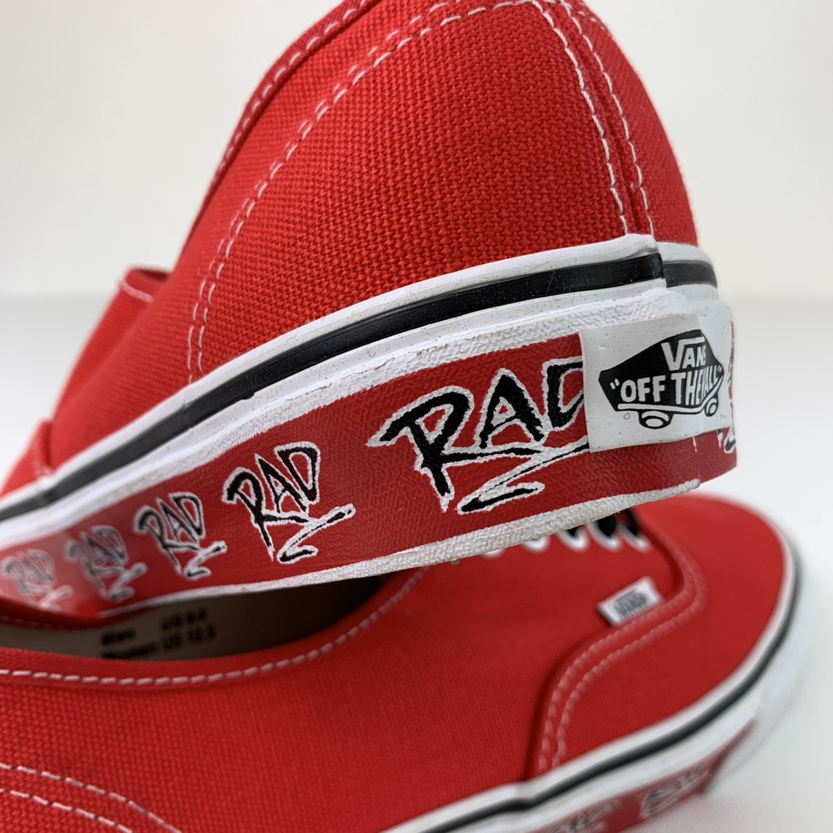Vans Authentic Rad Pack Red Mens 9 Sneaker 80s BMX Movie RAD | eBay Vans Authentic Rad Pack Red Mens 9 Sneaker 80s BMX Movie RAD | eBay