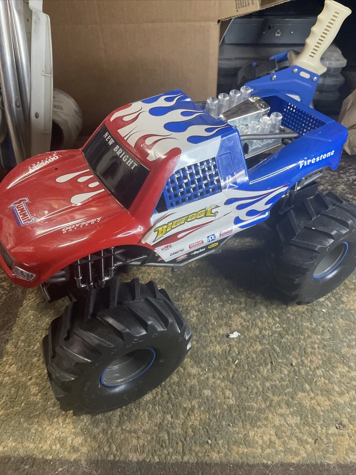 BIG FOOT MONSTER TRUCK 全新 BRIGHT 遥控遥控零件 履带式建造 — 第 3/4 张图片