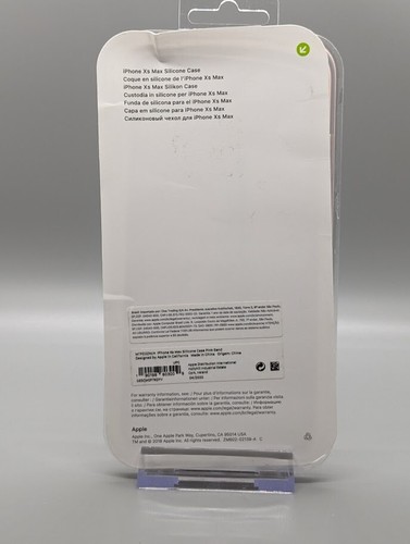 Custodia in silicone originale Apple per iPhone XS Max sabbia rosa - scatola aperta - Foto 3 di 3