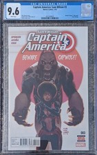Captain America: Sam Wilson #3 CGC 9.6 (2016) 1st Joaquin Torres New Falcon