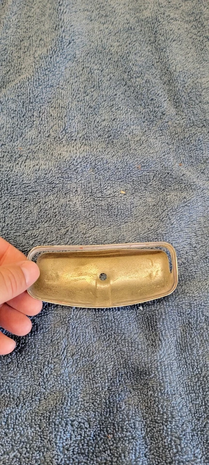 Conjunto de matrícula trasera cromada MG Midget Austin Healey Sprite 1961-69 Foto 3 de 4