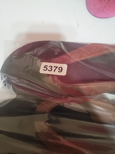 Speedo Shoes Women Size 9 Black Wedge Vacation Flip Flop Thong Beach Sandals - Picture 9 of 9