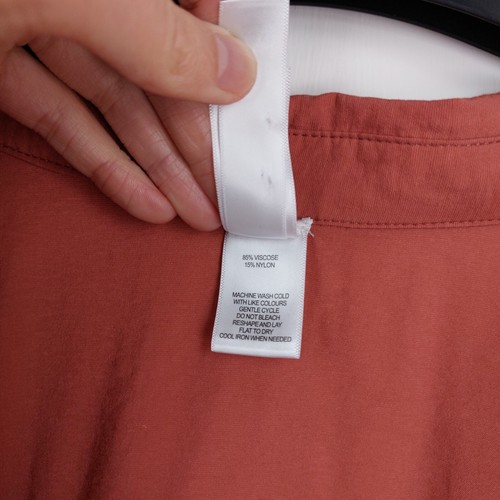 Marla Wynne Layers Size 3XL Dusty Pink 3/4 Sleeve Collared Slouchy Boxy Blouse - Picture 6 of 7