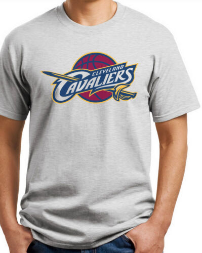 Cleveland Cavaliers T-shirt. Ash, Khaki, White, Yellow. S thru XXX-Large Cotton. - Afbeelding 1 van 5