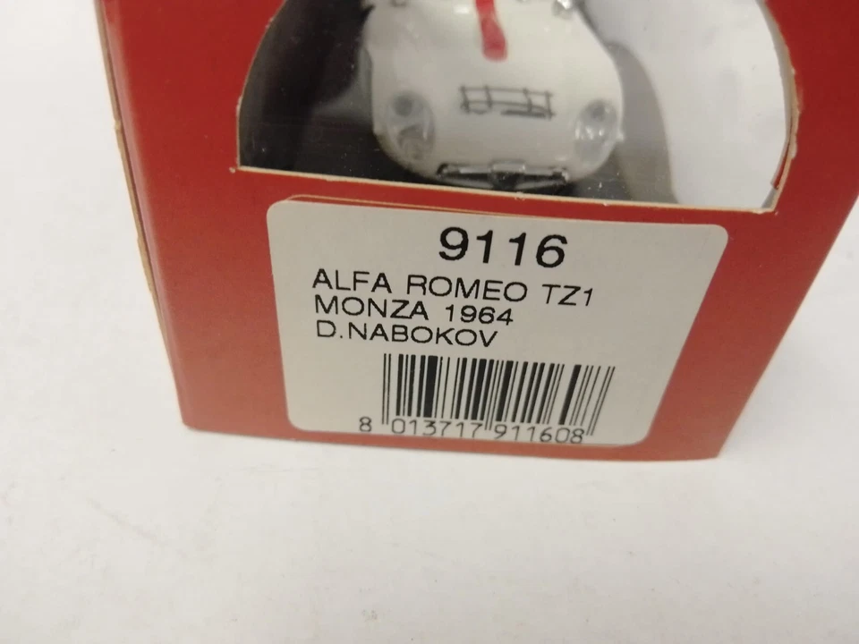 Best Model Alfa Romeo TZ1 #199 Nabokov Monza 1964 1/43 9116 - Immagine 3 di 3