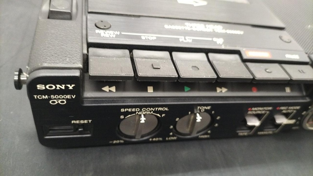 Sony TCM-5000EV Portable Cassette Recorder Good Condition Used | eBay