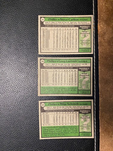 1979 Topps Philadelphia Phillies Team Bundle Lot - Mike Schmidt Steve Carlton - Picture 17 of 17