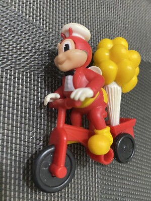 Vintage Jollibee & Jollibee on Bike w/ Balloons Figs Set of 2 pcs
