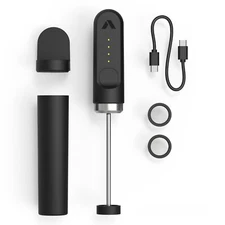 Lithium Performance Milk Foamer | USB-C Rechargeable IP...