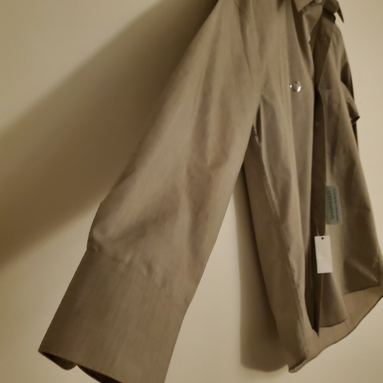 Camicia abito YSL Yves Saint Laurent uomo taglia 14 5 32 33 small grigio 841865