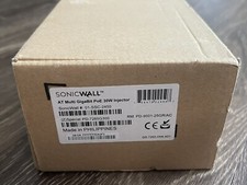 Sonicwall AT Multi GigaBit 802.3at PoE 30W Injector 01-SSC-2450 Sonicwave New