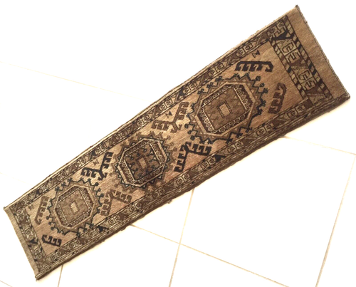 Teppich Torba Tekke Turkmen Alte Handgeknüpfte Wolle Orient Sammlerstück Beige - Bild 2 von 14
