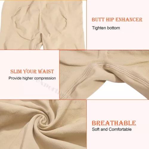 Women High-waisted Butt Lifting Shorts BBL Panty Body Shaper Seamless Anti-Slip - Picture 7 of 36