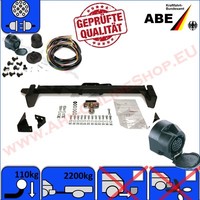 AHK + E-Satz ES13 Bus Kasten FüR Peugeot Boxer 94-02 / 02-06 AnhäNgerkupplung