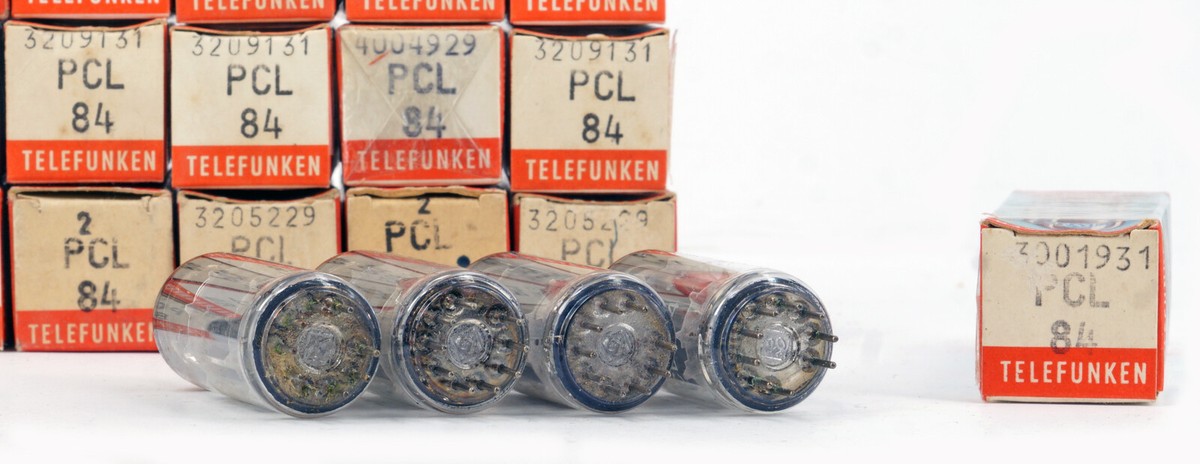 真空管　EL84 TELEFUNKEN 2本　未開封 真空管EL84 TELEFUNKEN 2本未開封