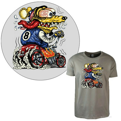Comic T-Shirt Autorennen Tuning Rat Hot Rod Racing Auto Motiv Speedshop *1115