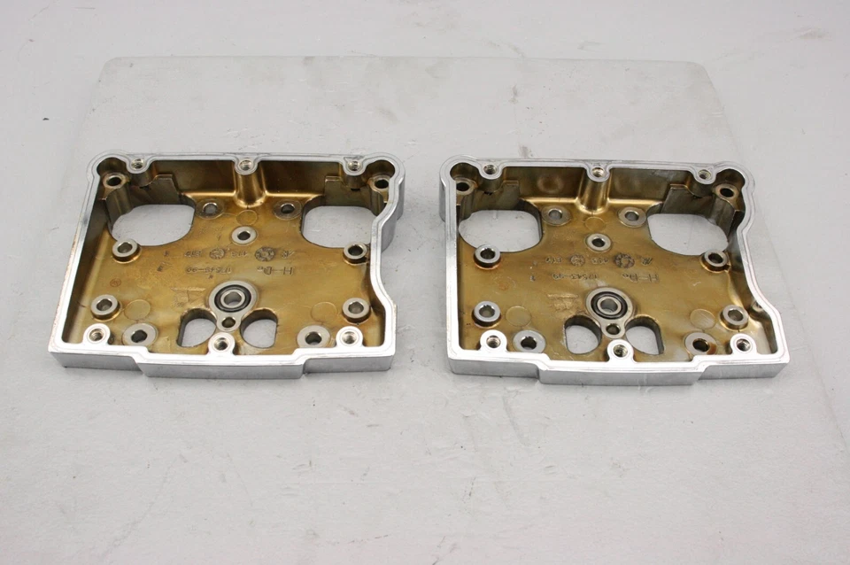 2002 Harley Road King Rocker Коробка Корпус Передняя Задняя Комплект ХРОМ 17573-99 - Изображение 3 из 4