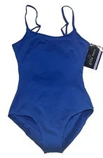 Gilda Marx Strappy Back Leotard Bodysuit Camisole # 7131152 Iris New Women XL