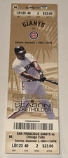 9/2/2000 Giants Cubs Ticket Stub Kent HR Estes Win Ryan Vogelsong MLB Debut
