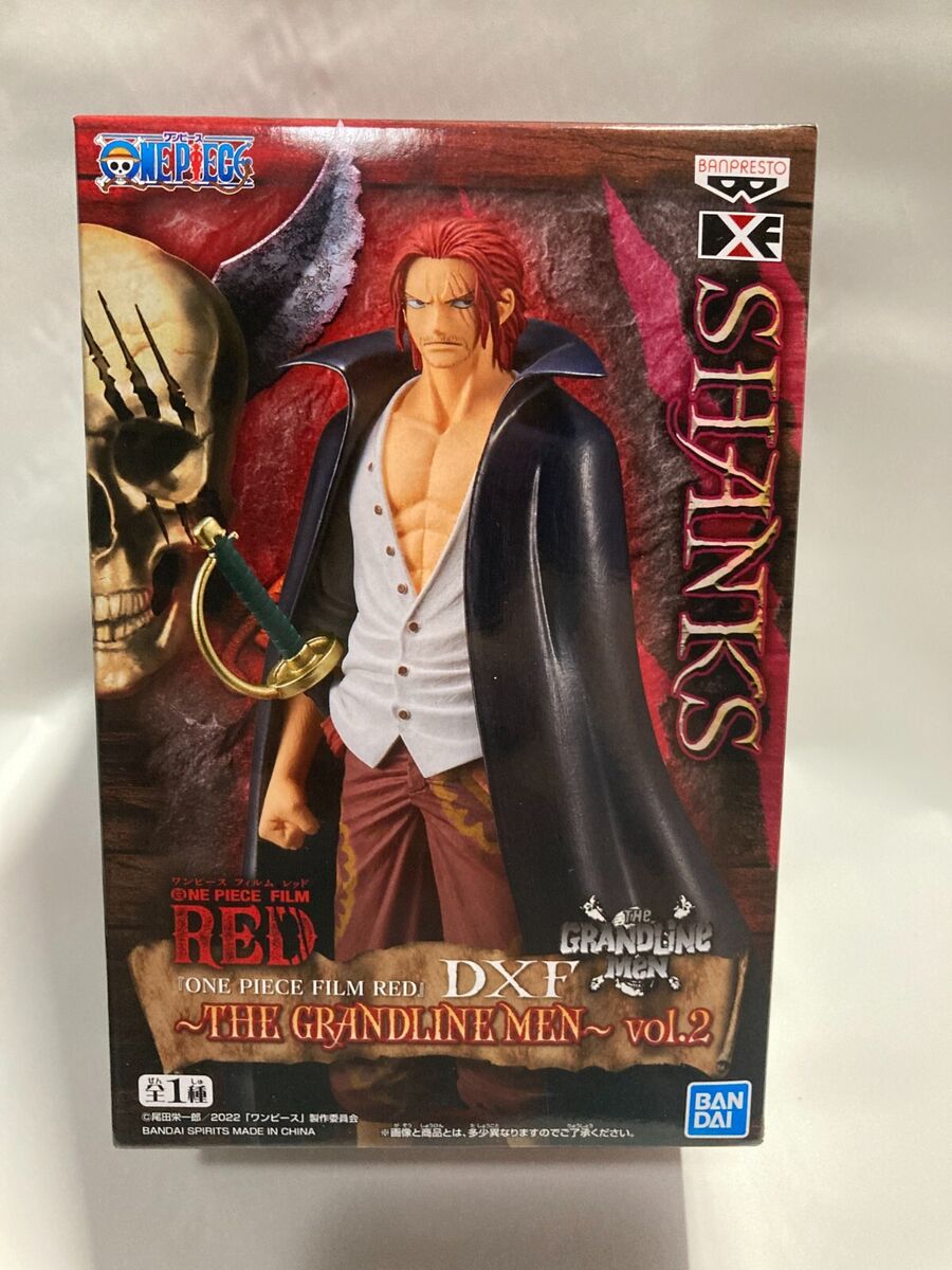 One Piece DXF The Grandline Men Film Red Vol 2 Shanks Figure Japan