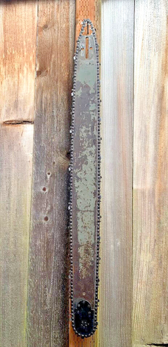 32" / 34" Rare Pioneer Partner Poulan Chainsaw Bar & Stihl Chain Combo .063 .404 - Picture 3 of 10
