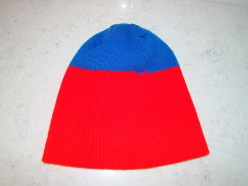 Berretto vintage maglia berretto teschio teschio bicentenario 1976 rosso bianco blu USA - Foto 6 di 6