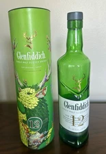 Glenfiddich 12 Limited Edition Tin From The Valley Of The Deer Scotch Whiskey 