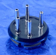 5 Pin Pin Plug For Tube Test, Power Supplies Mates With 807 Socket, #53147