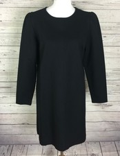 Vineyard Vines Women’s Black Ponte Knit Puff Long Sleeve Mini Dress Size XL