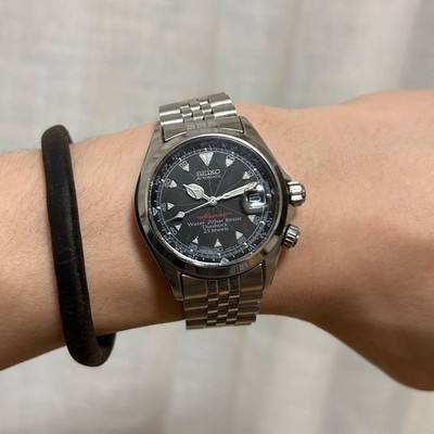 Seiko Alpinist SCVF005 4S15-6000 Automatic Diving Watch Black Dial