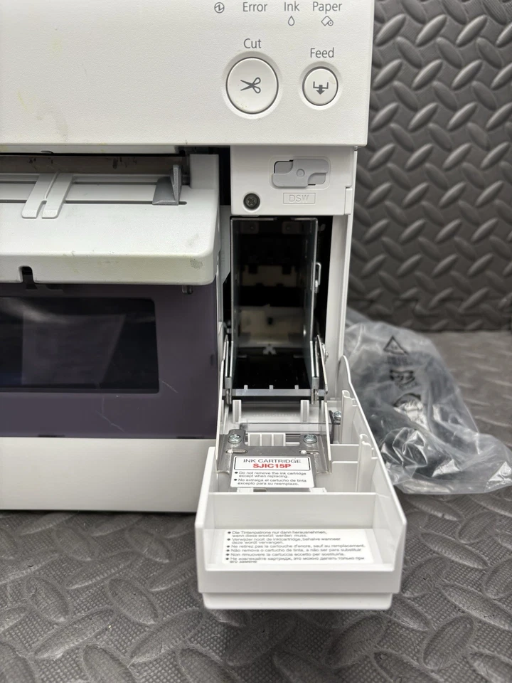 TESTED Epson ColorWorks TM-C3400 Full Color Inkjet Label Printer USB No Ink - Image 4 of 4