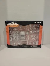 WizKids Deep Cuts Townspeople & Accessories Box Set Unpainted Miniatures NEW