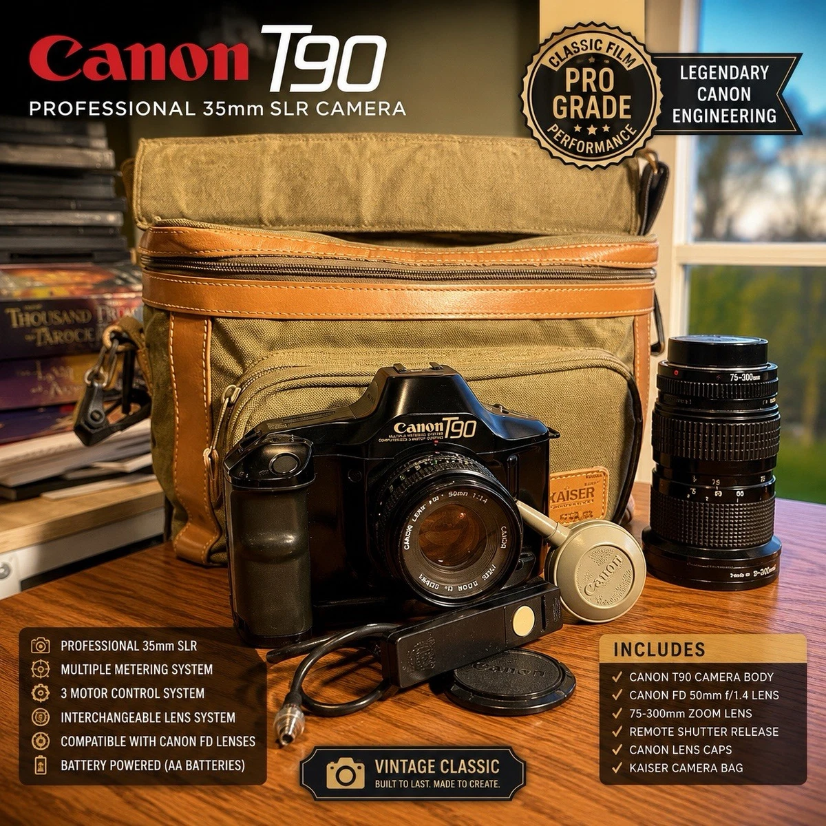 Canon T90 35 mm Film Cameras for sale | eBay