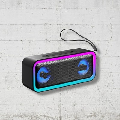 IKT Portable Bluetooth Speaker with Lights X Stocking Stuffers, 30W Loud, S19-1