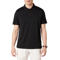 Amazon Essentials Herren Golf-Poloshirt Slim Fit Schnelltrocknend Schwarz M